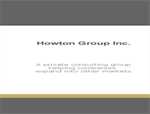 Tablet Screenshot of howton.com